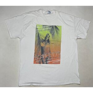 Scarlett’s Miami Gentlemens Strip Club Pin Up Girl Graphic T-shirt Men XL